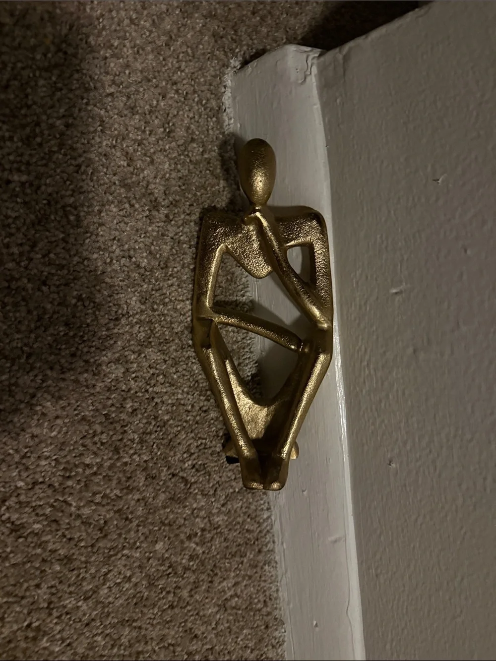 Abstract Gold Figurative Wall Accent - Modern Home Wall Decor